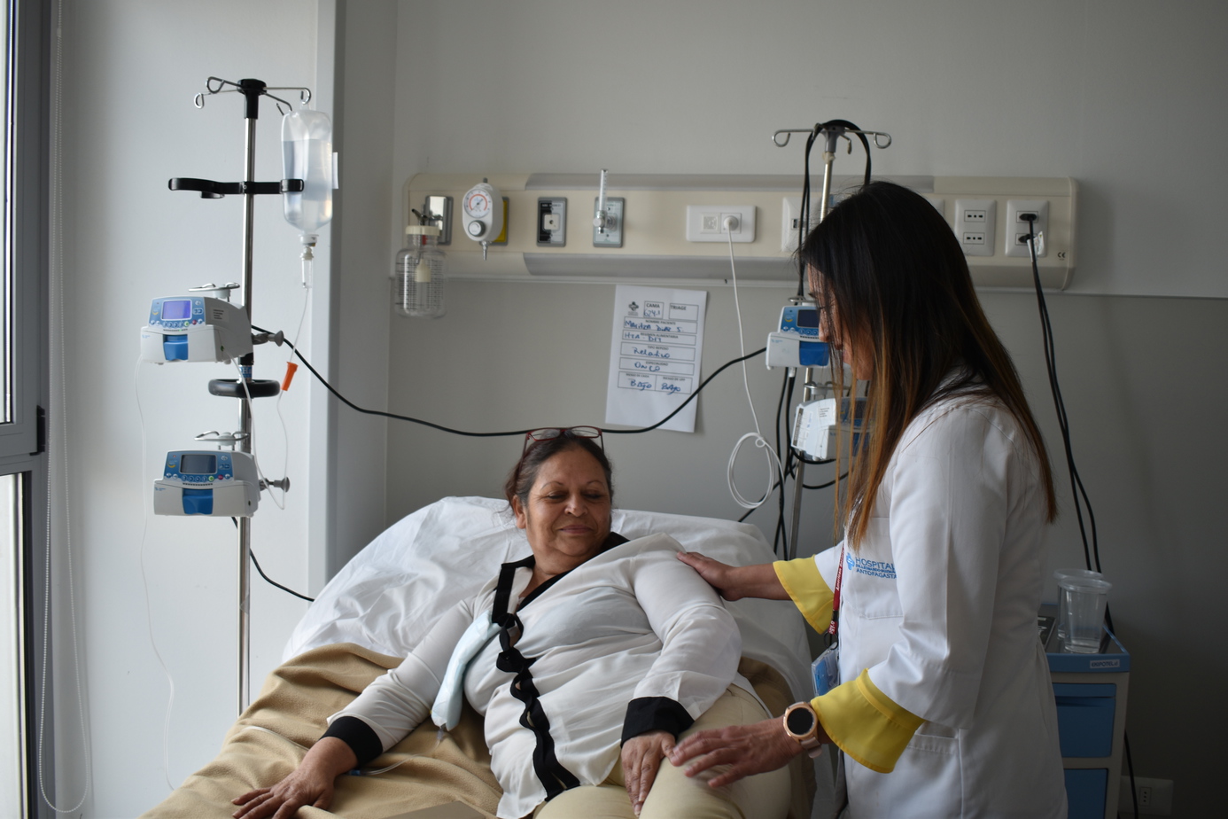 AUGE permite que 35 personas con linfoma cancerígeno realicen su tratamiento en el Hospital